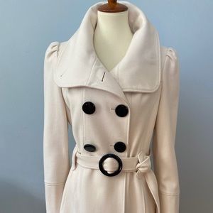Vintage Worthington Wool blend Winter White Coat S